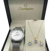 Kit Champion CN26993C relógio feminino e semijoias