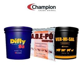Kit Champion - Difly S3 1 Kg + Vermisal 1,11 Kg + Ade 1 Kg