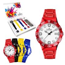 Kit Champion Troca Pulseira Novo Colorido Original Branco