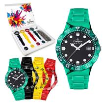 Kit Champion Troca Pulseira Preto Novo Colorido Original