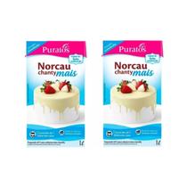 Kit chantilly norcau chanty mais leite condensado 1l com 2 unidades - puratos Kit chantilly norcau chanty mais leite condensado 1l com 2 unidades - puratos