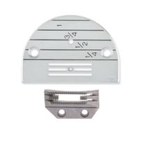 Kit Chapa e dente 4 Carreiras Leve Para Máquina Reta Industrial