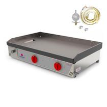 Kit - Chapa Lanche Bifeteira a Gás Pr-800 G + Kit Gás - Progás