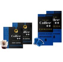 Kit Chapada de Minas - 20 sachês Drip Coffee + 20 cápsulas Coffee Mais