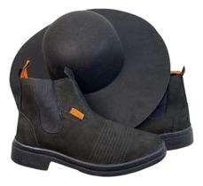 Kit Chapéu Caminhoneiro Natanzinho Cata Ovo Bota botina Don Veiga