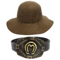 Kit Chapéu Cata Ovo + Cinto e Fivela Mangalarga SV53004