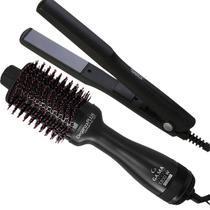 Kit Chapinha Prancha TAIFF Alisadora + Escova Secador Modelador 1300W GAMA Eleganza Plus