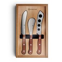 Kit Charcuterie 3 Peças Estojo Madeira (Serra/Queijo/Patê) 9548 - Wüsthof Kit Charcuterie 3 Peças Estojo Madeira (Serra/Queijo/Patê) 9548 - Wüsthof