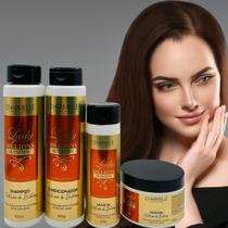 Kit Charmelle Lady Billions Nutrition 4 Itens Nutrição e Brilho Capilar