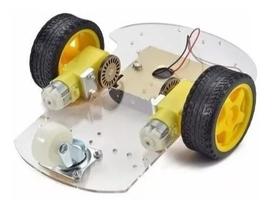 Kit Chassi Duas Rodas Smart Carro Robô Para Projeto Arduino - Robomix