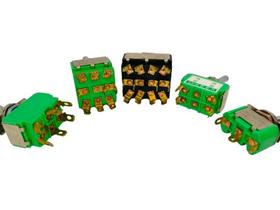 Kit Chave Alavanca Liga/desliga. Com 12, 9, 6, 4 E 3 Pinos.