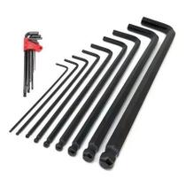 Kit Chave Allen Abaulada Polegada 1/16 3/8 Corneta.