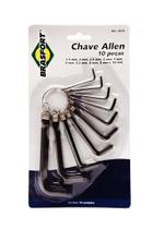 Kit Chave Allen Brasfort 1,5 a 10mm 10pc Kit Chave Allen Brasfort 1,5 a 10mm 10pc