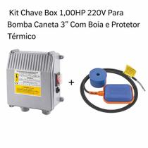 Kit Chave Box 1,00HP 220V Para Bomba Caneta 3" Com Boia e Protetor Térmico Kit Chave Box 1,00HP 220V Para Bomba Caneta 3" Com Boia e Protetor Térmico