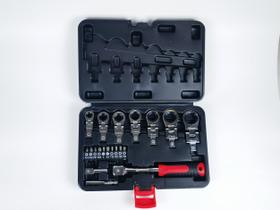 Kit chave catraca cabeça flexível e bits 20pcs cromo vanadio Kit chave catraca cabeça flexível e bits 20pcs cromo vanadio