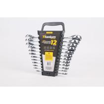 Kit chave comb catraca 12 pçs 8,9,10,11,12,13,14,15,16,17,18,19mm