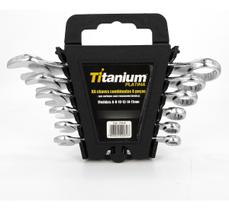 Kit Chave Combinada 6 À 17mm Com 6 Peças Titanium 07939