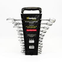 Kit Chave Combinada 622 mm 12 Peças Titanium Platina