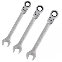 Kit Chave Combinada Articulada com Catraca 10mm 11mm 13mm Kit Chave Combinada Articulada com Catraca 10mm 11mm 13mm