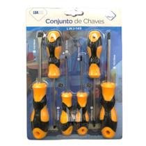 Kit Chave De Fenda E Philips Jogo Com 6 Peças LWJ-145 - Luatek Kit Chave De Fenda E Philips Jogo Com 6 Peças LWJ-145 - Luatek