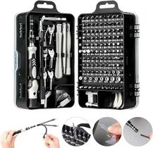 Kit Chave de Fenda Precisão Elétrica Reparo de Computador Celular Imã Fenda Torx Philips Hexagonal Maleta Kit de Ferramentas com 115 Peças