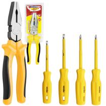 Kit Chave De Fendas Philips E Alicate Universal 8 Polegadas Vonder Kit Chave De Fendas Philips E Alicate Universal 8 Polegadas Vonder