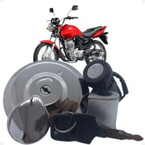Kit Chave De Ignição Trava De Guidão Tampa de Tanque Para Cg 125 Fan 2009 2010 2011 2012 2013