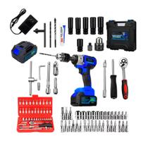 Kit Chave De Impacto 48v + Jogo Soquete 46 Peças - Luatek