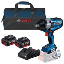 Kit Chave de Impacto à Bateria GDS 18v-1000 + 2 Baterias GBA 18V 4.0AH + Carregador Bosch Kit Chave de Impacto à Bateria GDS 18v-1000 + 2 Baterias GBA 18V 4.0AH + Carregador Bosch