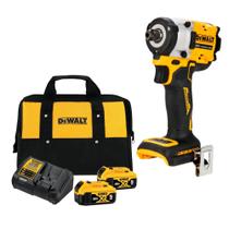 Kit Chave de Impacto Compacta 20V MAX Íon de Lítio, série ATOMIC DCF922BB3 e Baterias Com Carregador