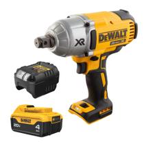 Kit Chave de Impacto DeWalt 20V DCF897B-B3 + Bateria 4Ah + Carregador Torque Máx. 1625Nm