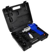 Kit Chave de Impacto Pneumática 1/2 Pol. 68kgfm com Maleta e Kit Chave de Impacto Pneumática 1/2 Pol. 68kgfm com Maleta e