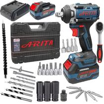 Kit Chave De Impacto Profissional 21v 4.0ah + Soquete 35pç