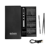 Kit Chave de Precisão Elétrica 68 em 1 Sem Fio Recarregável Portátil