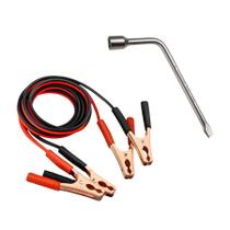 Kit Chave De Roda 19mm Mais Cabo De Carga De Bateria 600A Kit Chave De Roda 19mm Mais Cabo De Carga De Bateria 600A