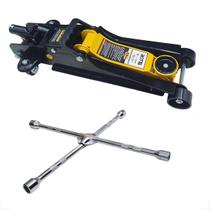 Kit Chave De Roda Tipo Cruz 4 Bocas Macaco Jacare 2,5 Ton Kit Chave De Roda Tipo Cruz 4 Bocas Macaco Jacare 2,5 Ton