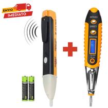 Kit Chave de Teste Digital de Corrente e Caneta Detectora de Tensão