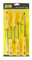 Kit Chave Fenda/ Philips Aço Jogo 6 Peças Fertak 4805 Kit Chave Fenda/ Philips Aço Jogo 6 Peças Fertak 4805