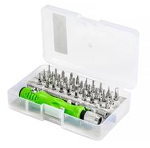 Kit Chave Fenda Precisão Profissional 32 Peças Magnética Peq Kit Chave Fenda Precisão Profissional 32 Peças Magnética Peq