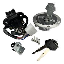 Kit Chave Ignição Tampa Tanque Ninja 250 300 Z250 Z300