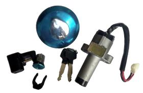 Kit Chave Ignição Titan 150 2004 á 2008 C/ Trava e Tampa