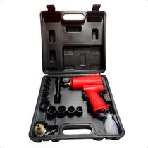 Kit Chave Impacto 1/2 400 Nm Com Soquetes 9 Até 27 SGT0518K Kit Chave Impacto 1/2 400 Nm Com Soquetes 9 Até 27 SGT0518K