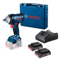 Kit Chave Impacto Bosch Gds 18v 400 Brushless 2 Baterias 2ah Kit Chave Impacto Bosch Gds 18v 400 Brushless 2 Baterias 2ah