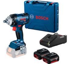 Kit Chave Impacto Bosch Gds 18v 400 Brushless 2 Baterias 4ah Kit Chave Impacto Bosch Gds 18v 400 Brushless 2 Baterias 4ah