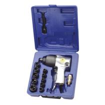 Kit Chave Impacto Pneumática 1/2 58kg 90psi 17pç Mgl Rp7807 Kit Chave Impacto Pneumática 1/2 58kg 90psi 17pç Mgl Rp7807