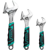 Kit Chave Inglesa Boca Ajustável Com Regulagem 8 10 12 Polegadas Kit Chave Inglesa Boca Ajustável Com Regulagem 8 10 12 Polegadas