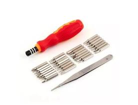 Kit Chave Precisão Celular Alen Torx Fenda Philips 32 Peças - Oksn