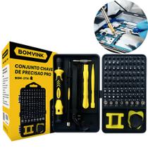 Kit Chave Precisão Pro 115 Conjunto Completo Reparo Portátil