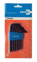 Kit Chave Rayco Torx Tipo L 7 Peças