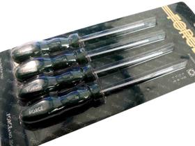Kit Chave Reta Torx 4Pcs T6 A T9 Kit Chave Reta Torx 4Pcs T6 A T9